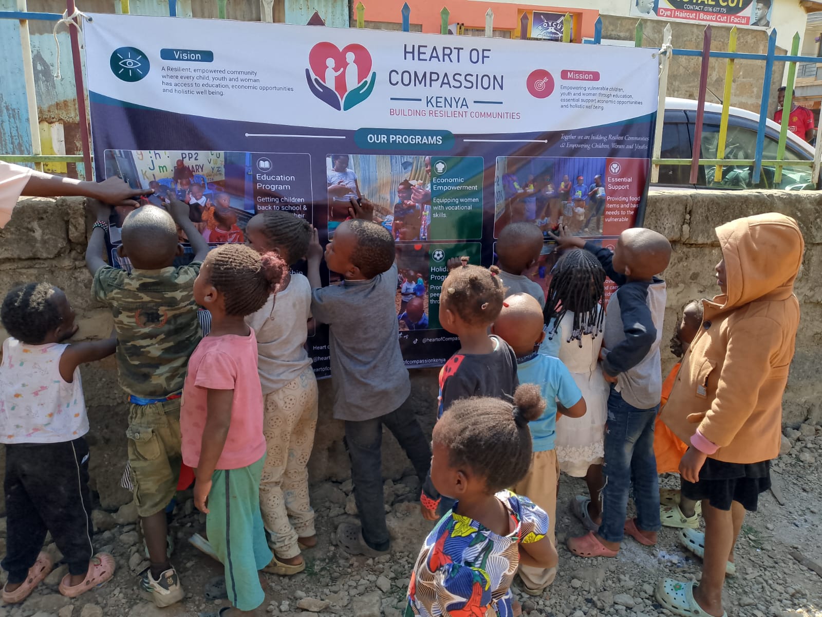 Heart of Compassion Kenya contact banner