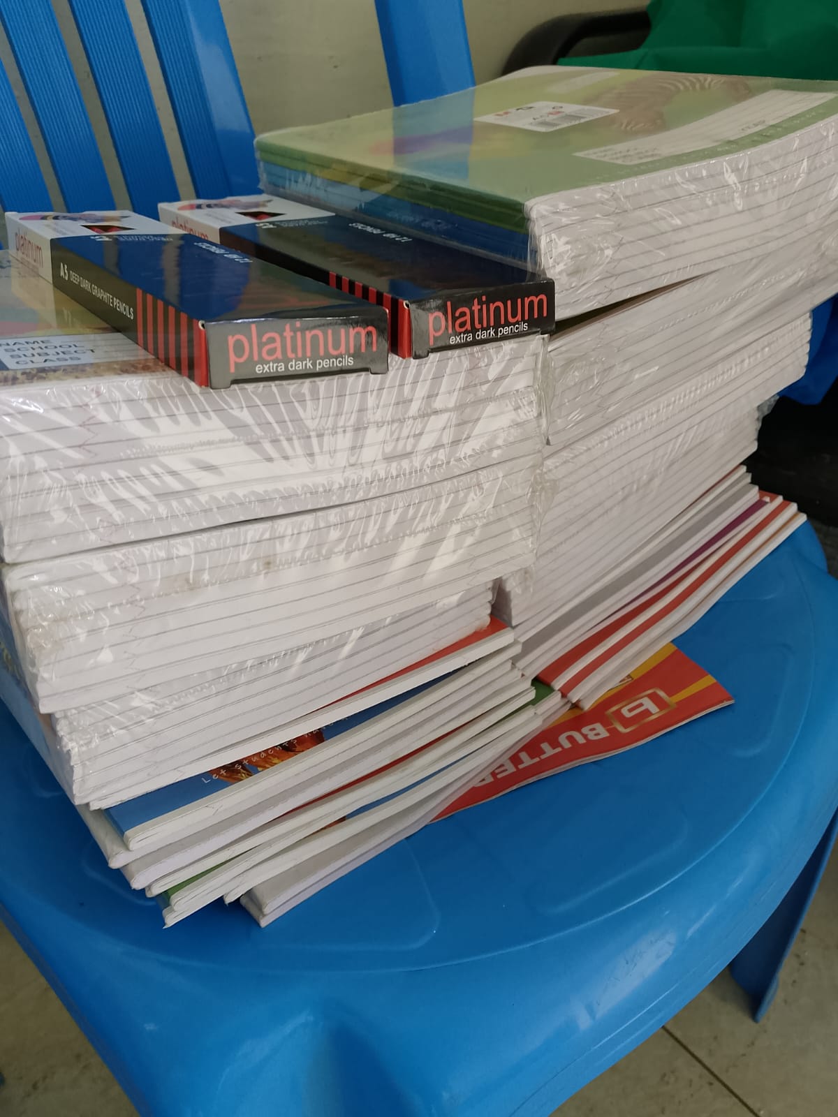 Books for distribution to needy children